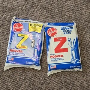 Genuine HOOVER TYPE Z Vacuum Allergen Bags (3 Pack) And Other NIP